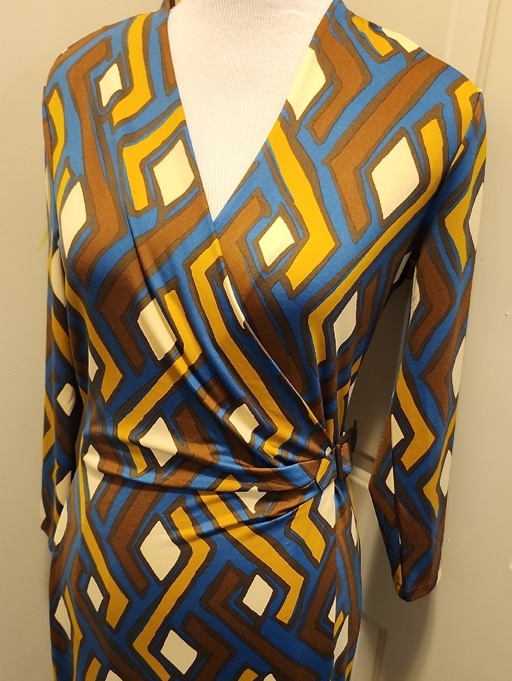 J. McLaughlin Dree Lyford Jersey Wrap Dress Small - Picture 4 of 11